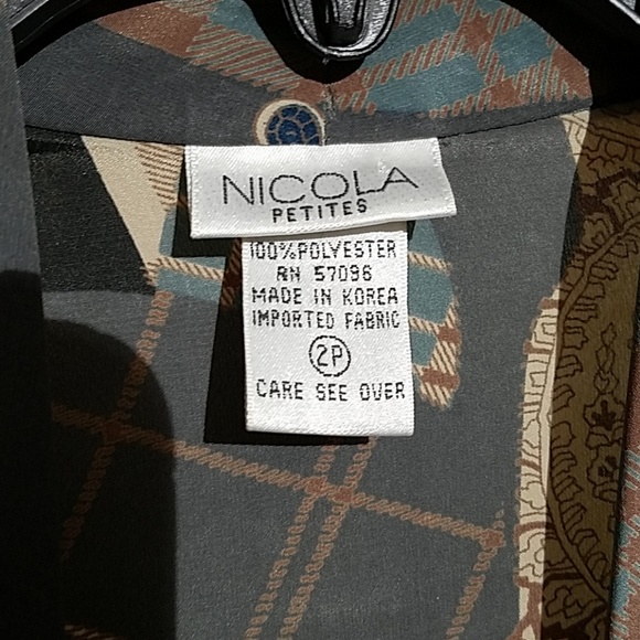 Nicola blouse with shoulder pads C8 - Picture 3 of 8